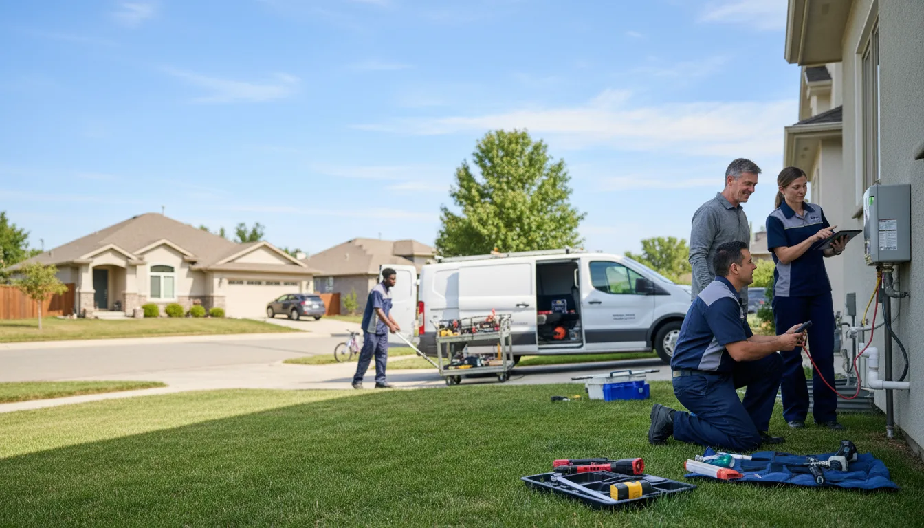 Tankless water heater service in Anson, ME
